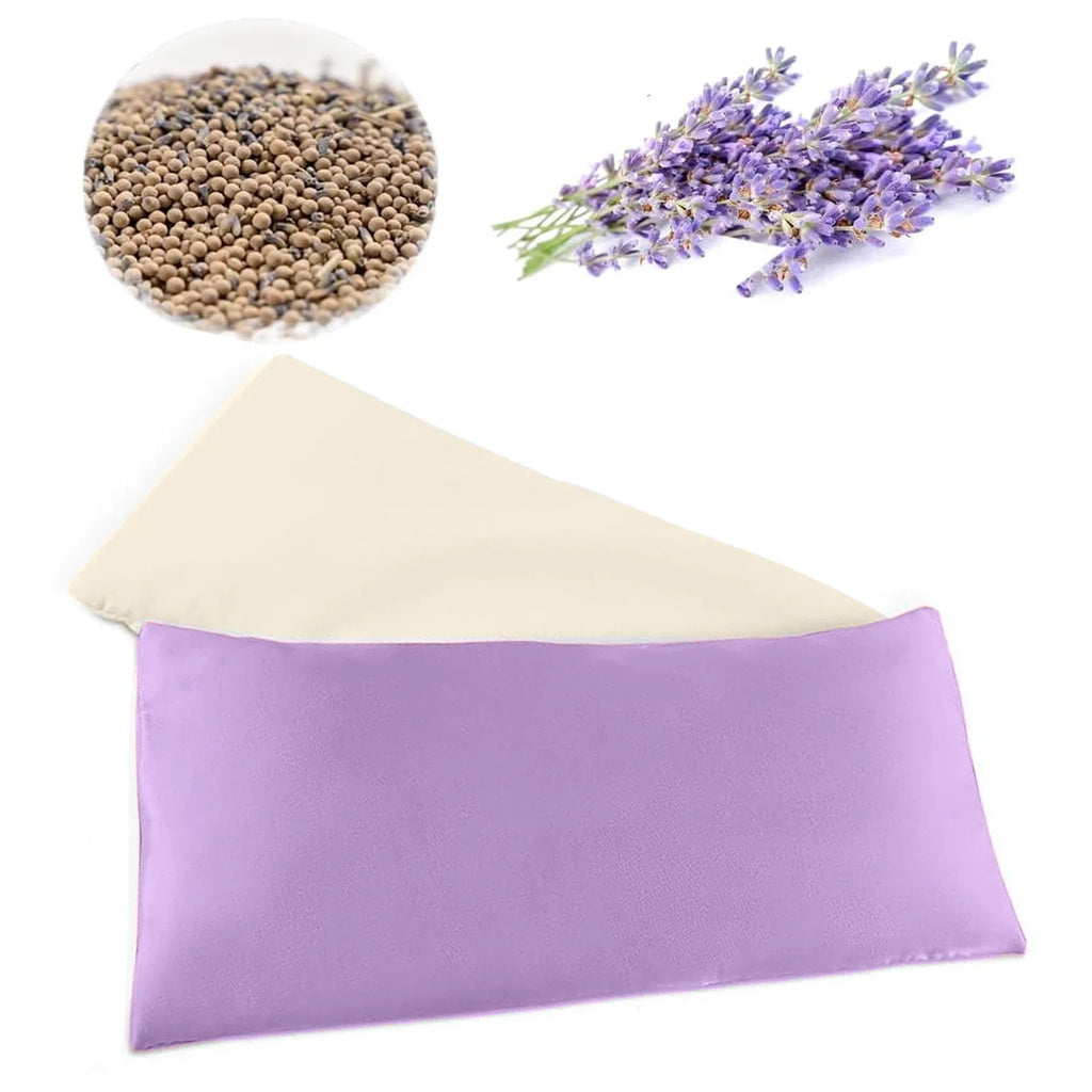 Beschwerte Lavendel-Augenmaske mit Leinsamenfüllung