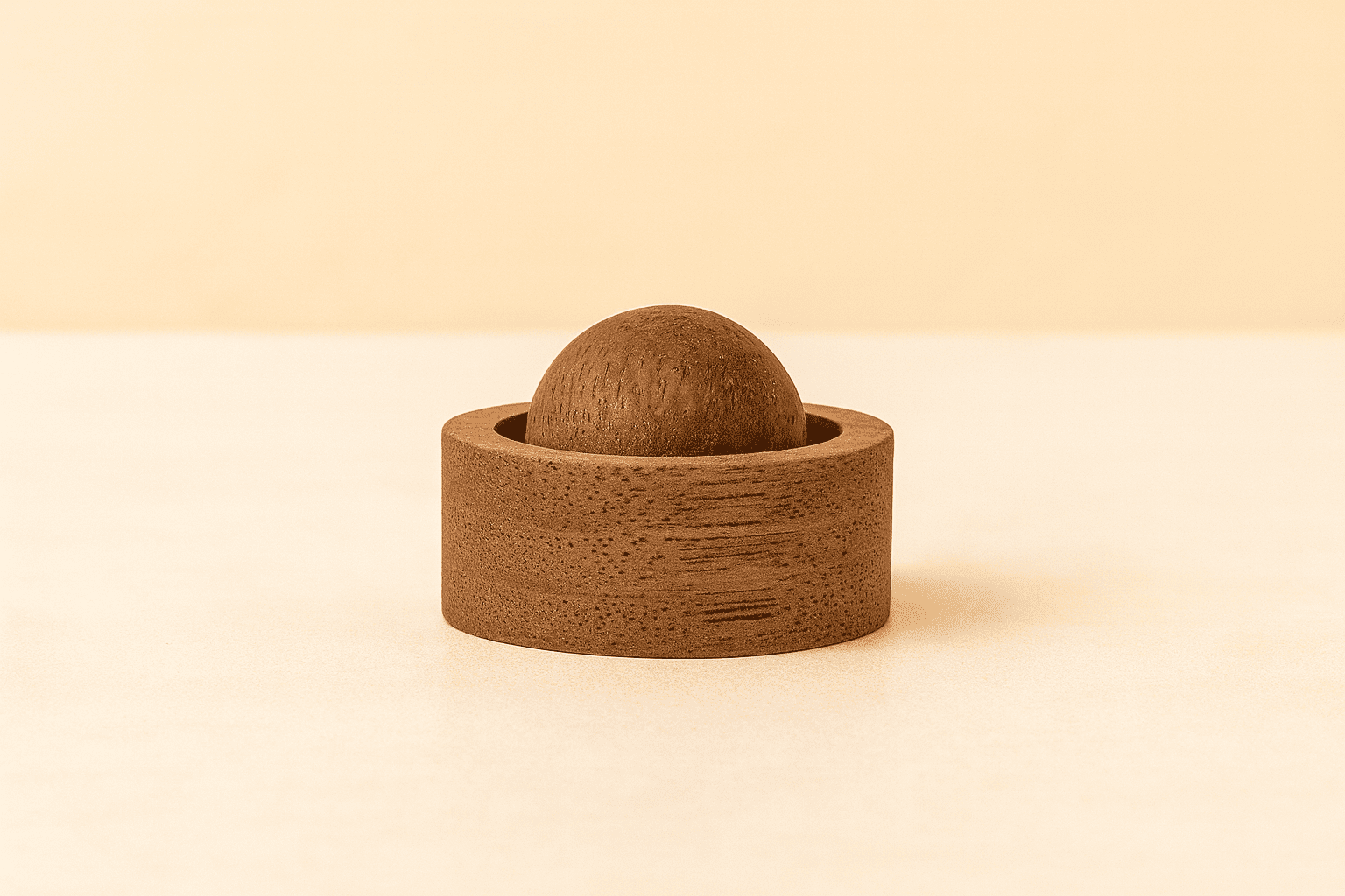 Holzglobus Aroma Diffusor - Kleiner Duftspender für Zuhause
