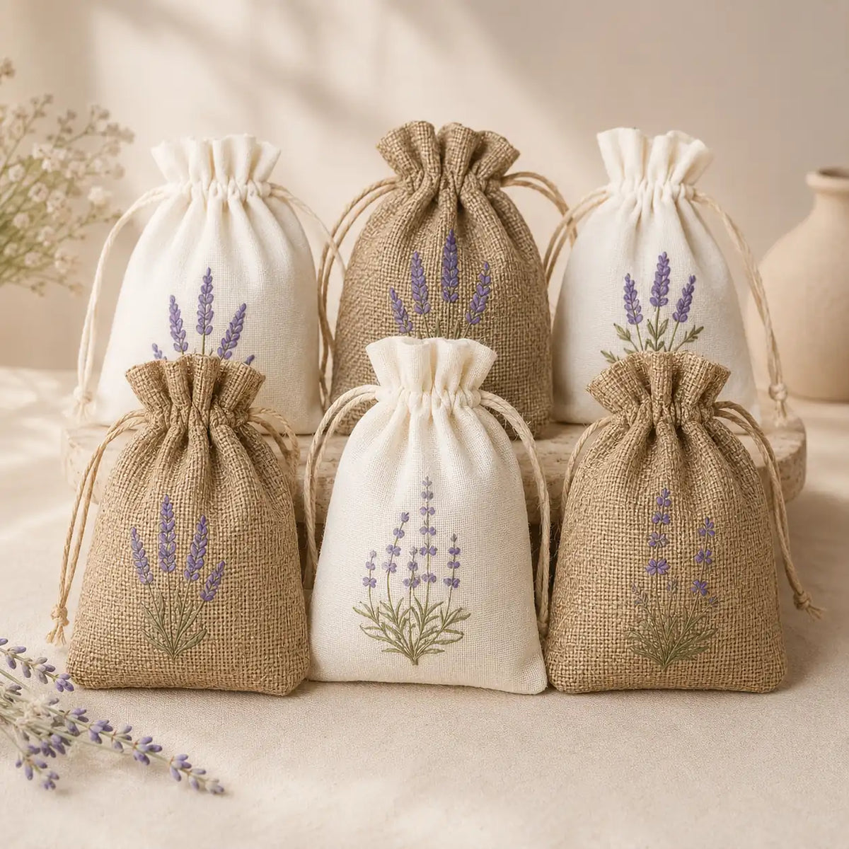Lavendel Duftbeutel | Natürlicher Mottenschutz & Raumduft