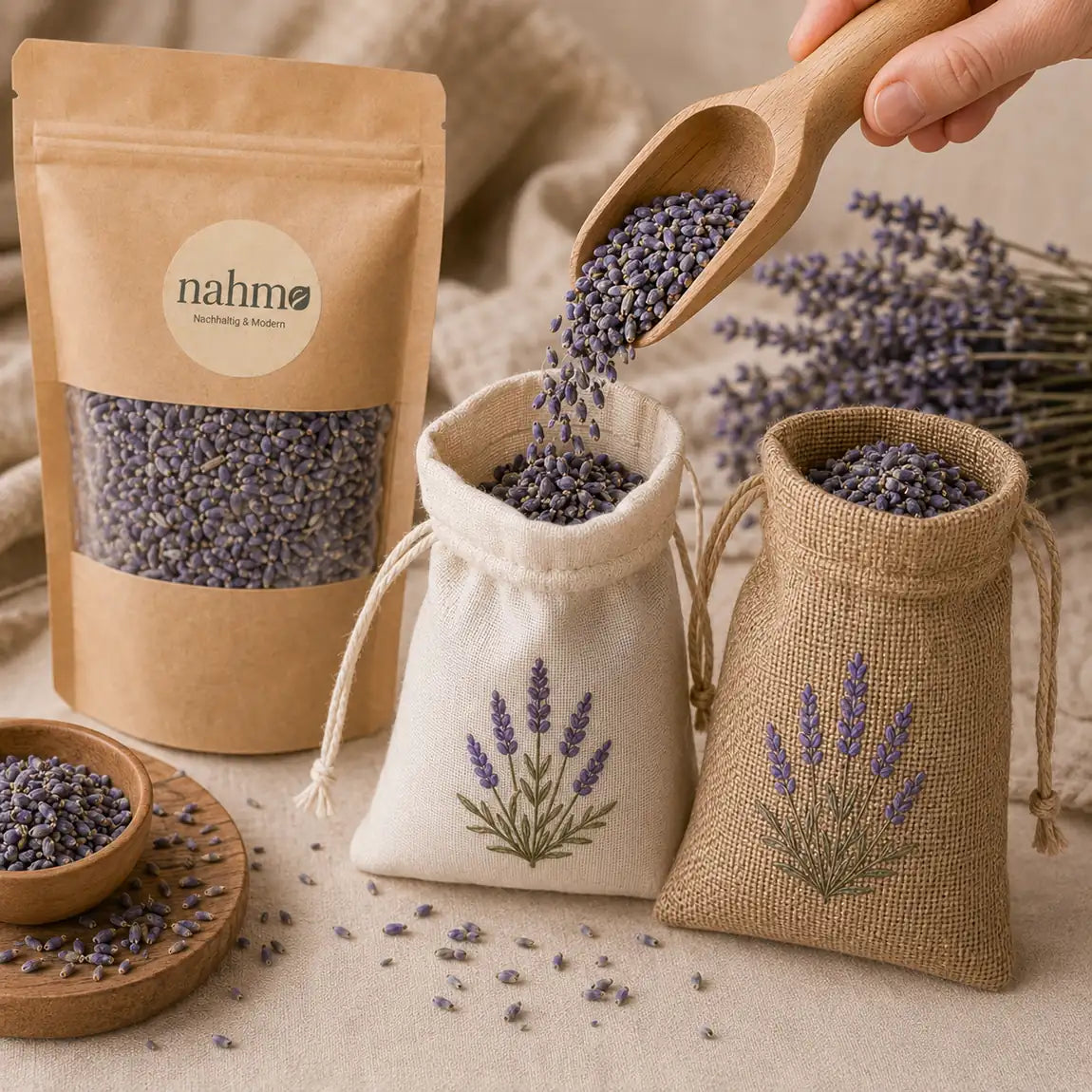 Lavendelblüten Refill zum Nachfüllen | 100g & 200g