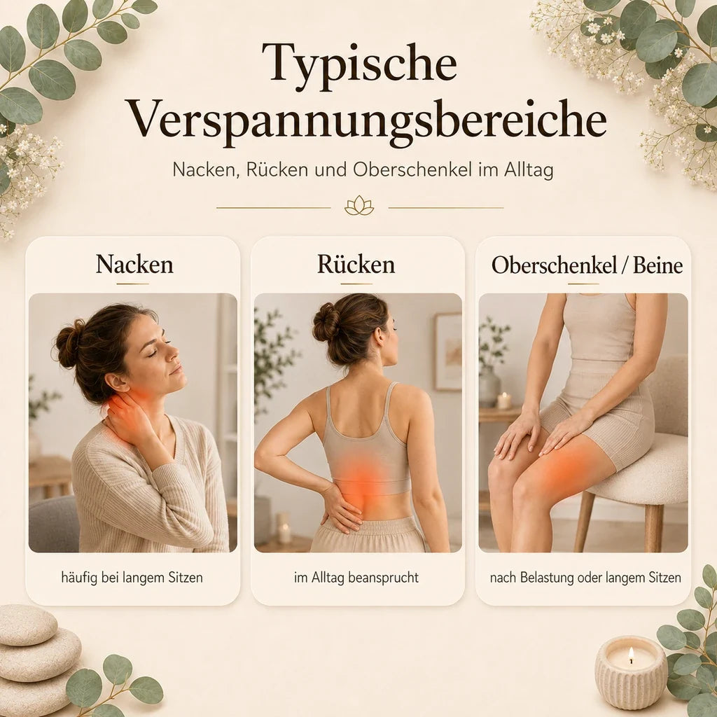 Holz-Massagerolle „Wohlfühlmoment“